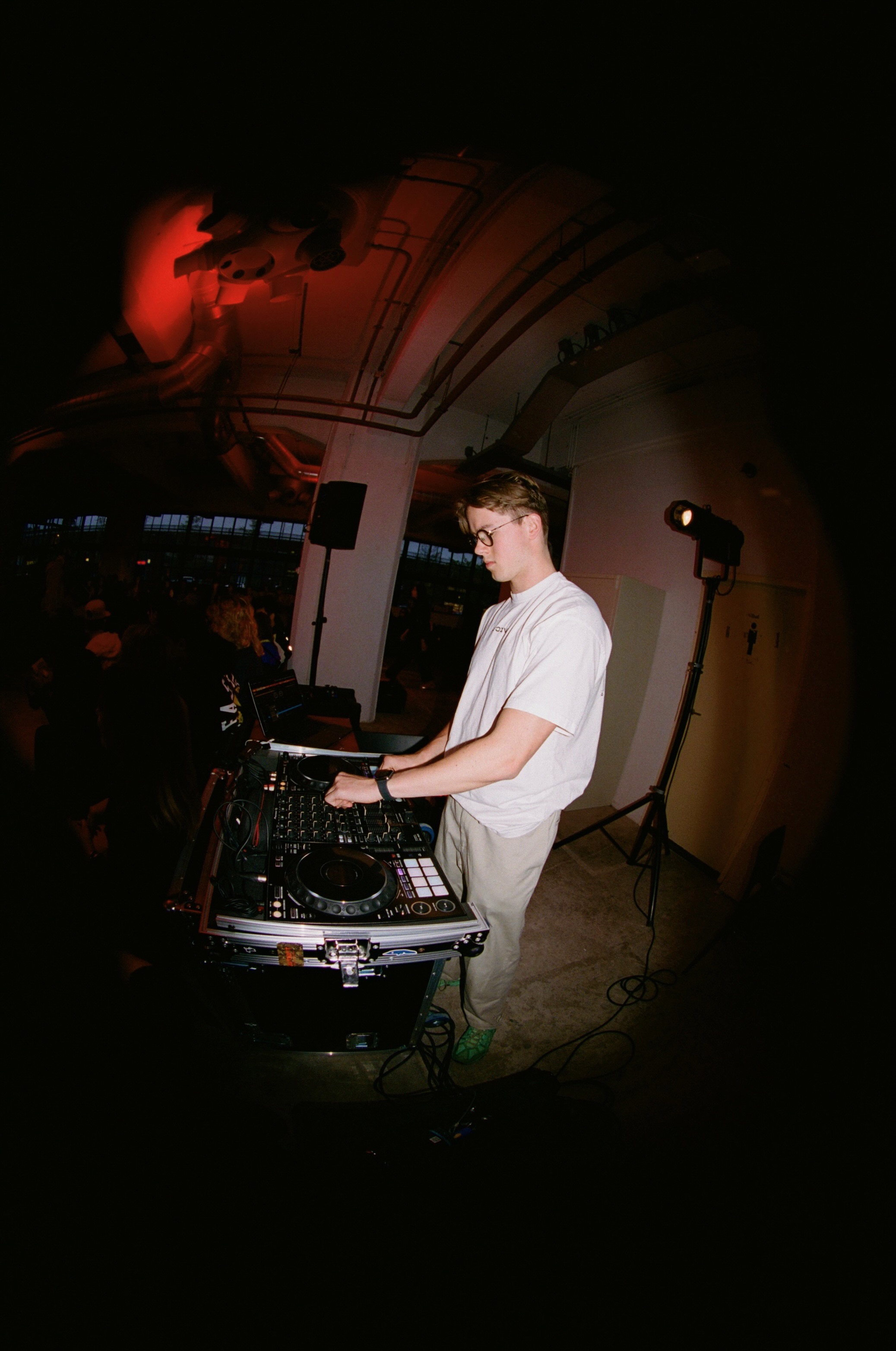 Fisheye booth shot
